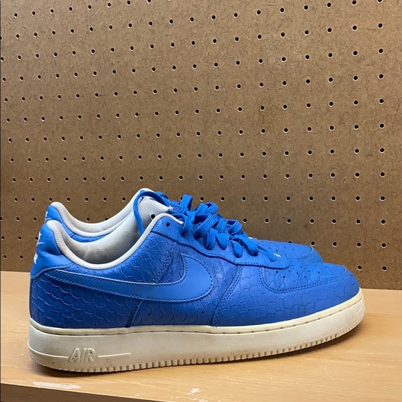 Nike Air Force 1 ‘07 LV8 Star Blue Men’s sz 9.5 - Picture 2 of 12